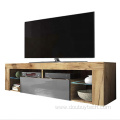 High Gloss UV Wooden LED TV Stand Cabinet